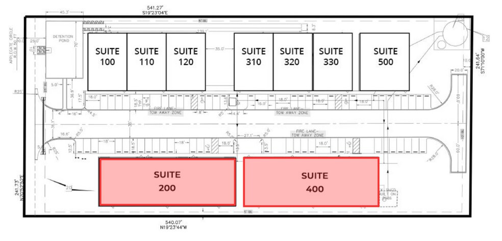 7 Applegate Cir, Round Rock, TX à louer - Plan de site – Image 2 sur 3
