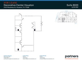 5120 Woodway Dr, Houston, TX à louer Plan de site– Image 1 sur 1