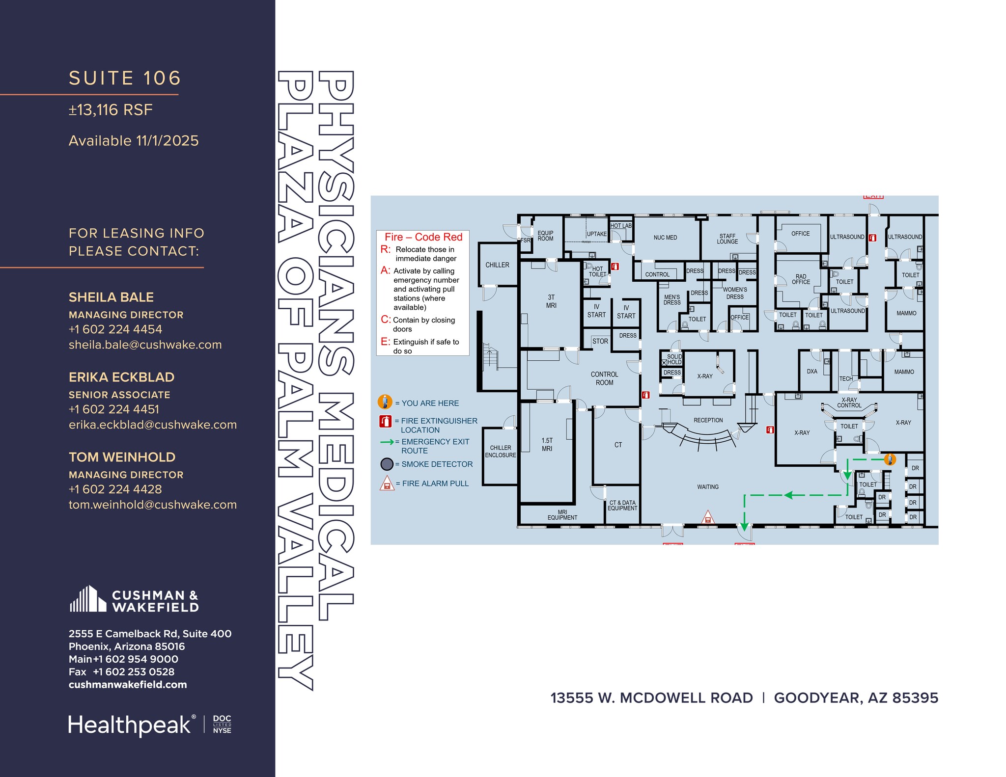 13555 W McDowell Rd, Goodyear, AZ à louer Plan de site– Image 1 sur 1