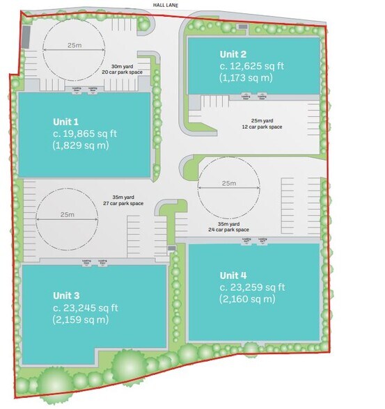 Hall Ln, Bolton à louer - Plan de site – Image 2 sur 2