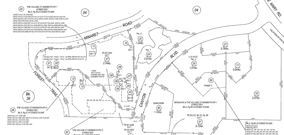 6201 Minaret Rd, Mammoth Lakes, CA à vendre - Plan cadastral – Image 3 sur 3