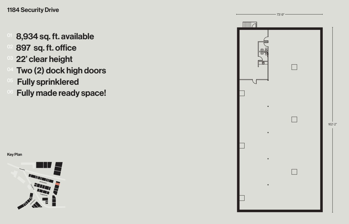 1121-1129 Conveyor Ln, Dallas, TX à louer Plan d’étage– Image 1 sur 1