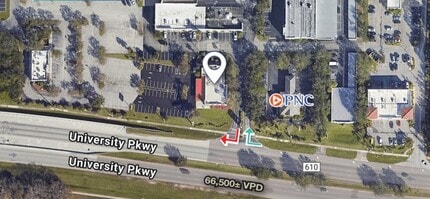 3255 University Pky, Sarasota, FL - VUE AÉRIENNE  vue de carte