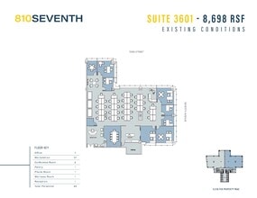 810 Seventh Ave, New York, NY à louer Plan d’étage– Image 1 sur 2