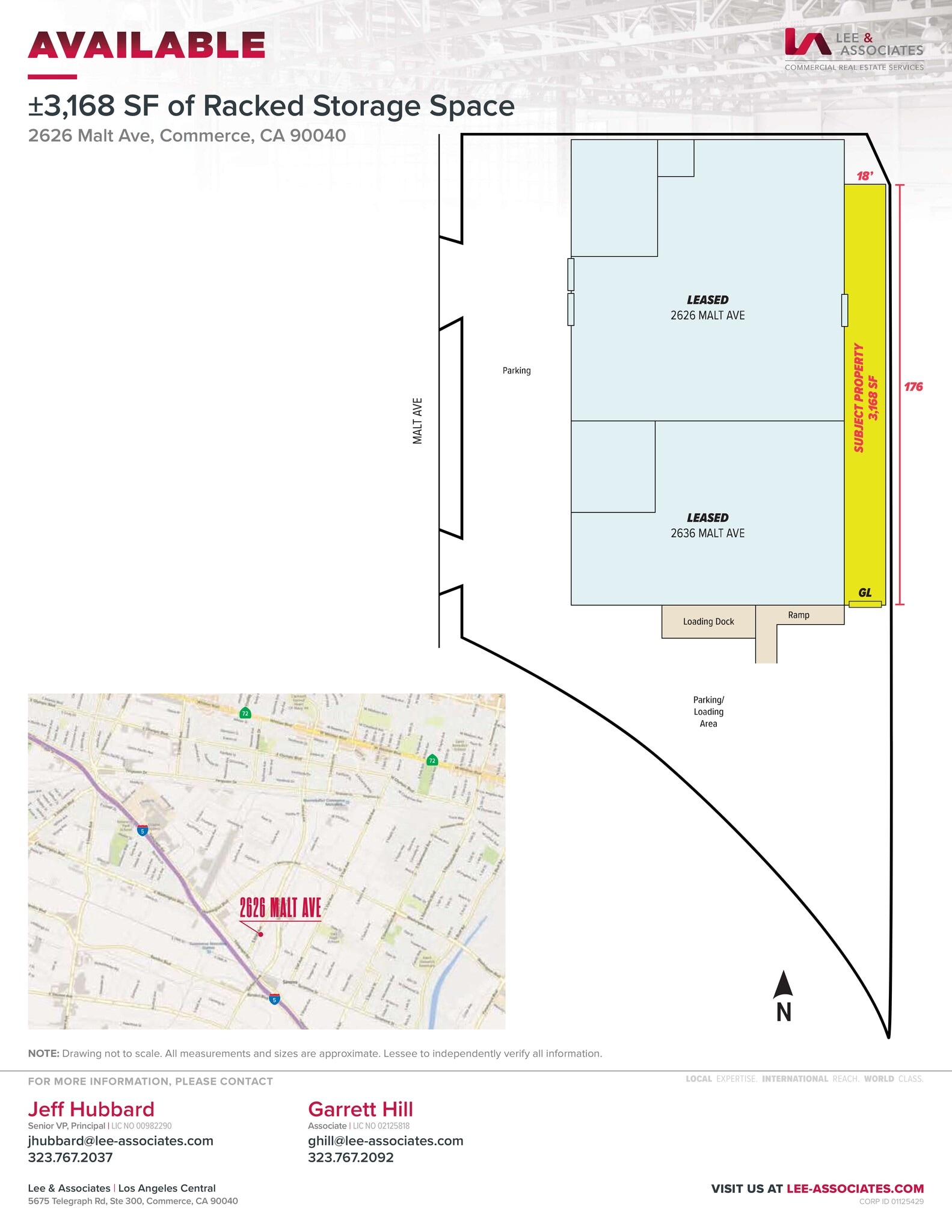 2626 S Malt Ave, Commerce, CA à louer Plan de site– Image 1 sur 2
