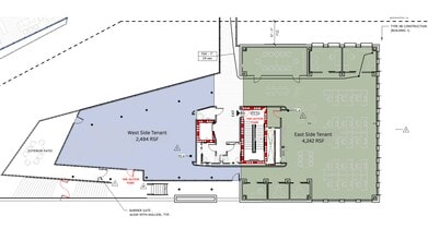 215 NW A St, Bentonville, AR à louer Plan de site– Image 1 sur 1