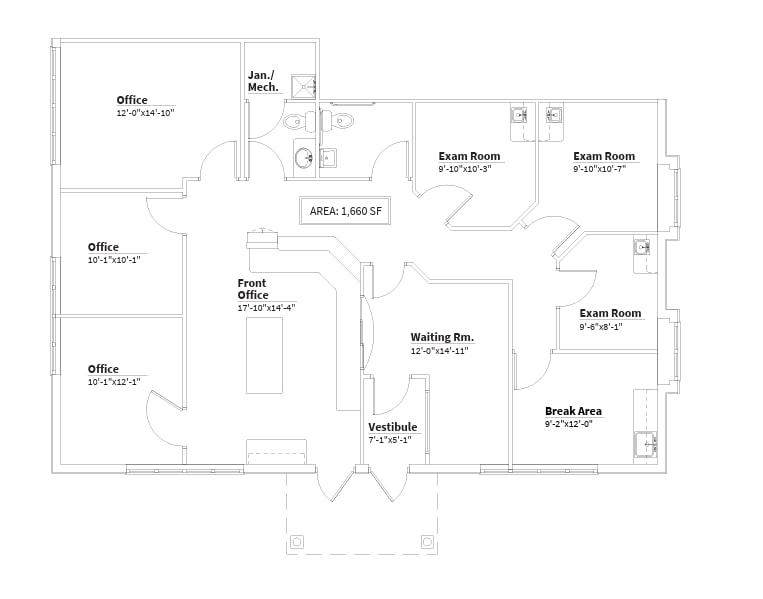 7511-7551 Fredle Dr, Concord Township, OH à louer Plan d’étage– Image 1 sur 1