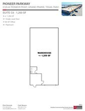 2125 W Pioneer Pky, Grand Prairie, TX à louer Plan d’étage– Image 1 sur 1