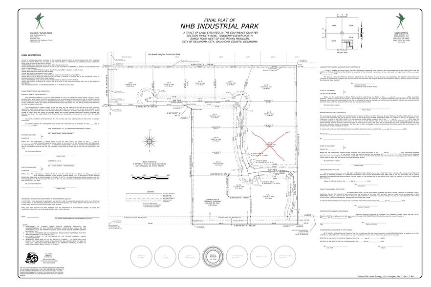 SW 74th & S Rockwell, Oklahoma City, OK à vendre - Plan de site – Image 3 sur 3