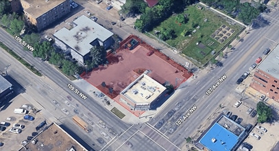 10909 107 Av NW, Edmonton, AB - VUE AÉRIENNE vue de carte