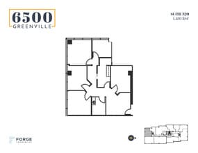 6500 Greenville Ave, Dallas, TX à louer Plan d’étage– Image 1 sur 1