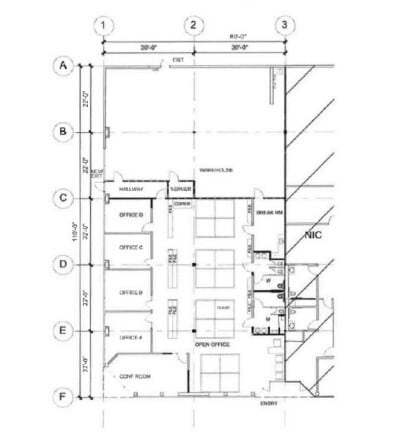 2373-2389 Lincoln Ave, Hayward, CA à louer Plan d’étage– Image 1 sur 1