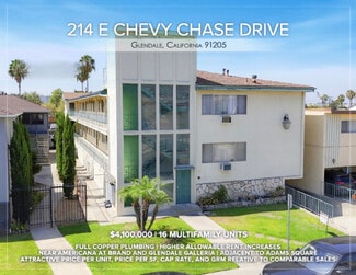 Plus de détails pour 214 E Chevy Chase Dr, Glendale, CA - Logement à vendre