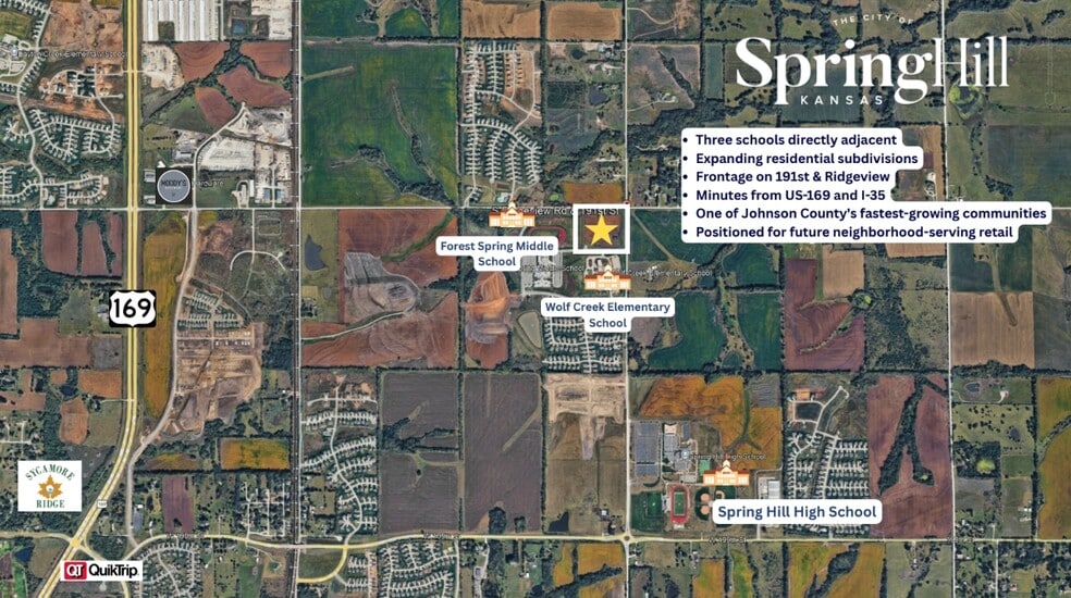 SW 191st Street & Ridgeview Road, Spring Hill, KS à vendre - Photo principale – Image 1 sur 3