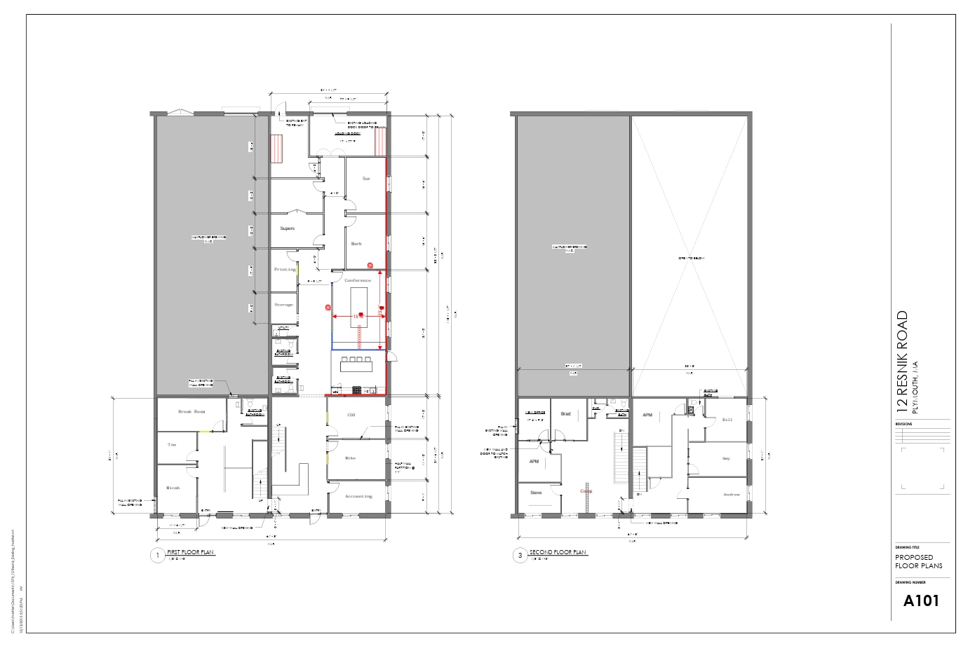 12 Resnik Rd, Plymouth, MA à louer Plan d’étage– Image 1 sur 1