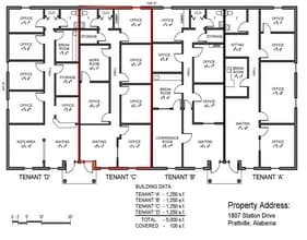 1807 Station Dr, Prattville, AL à louer Plan d’étage– Image 1 sur 1