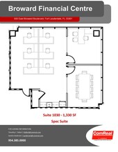500 E Broward Blvd, Fort Lauderdale, FL à louer Plan d’étage– Image 1 sur 1