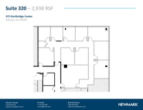 375 Northridge Rd, Atlanta, GA à louer Plan d’étage– Image 1 sur 1