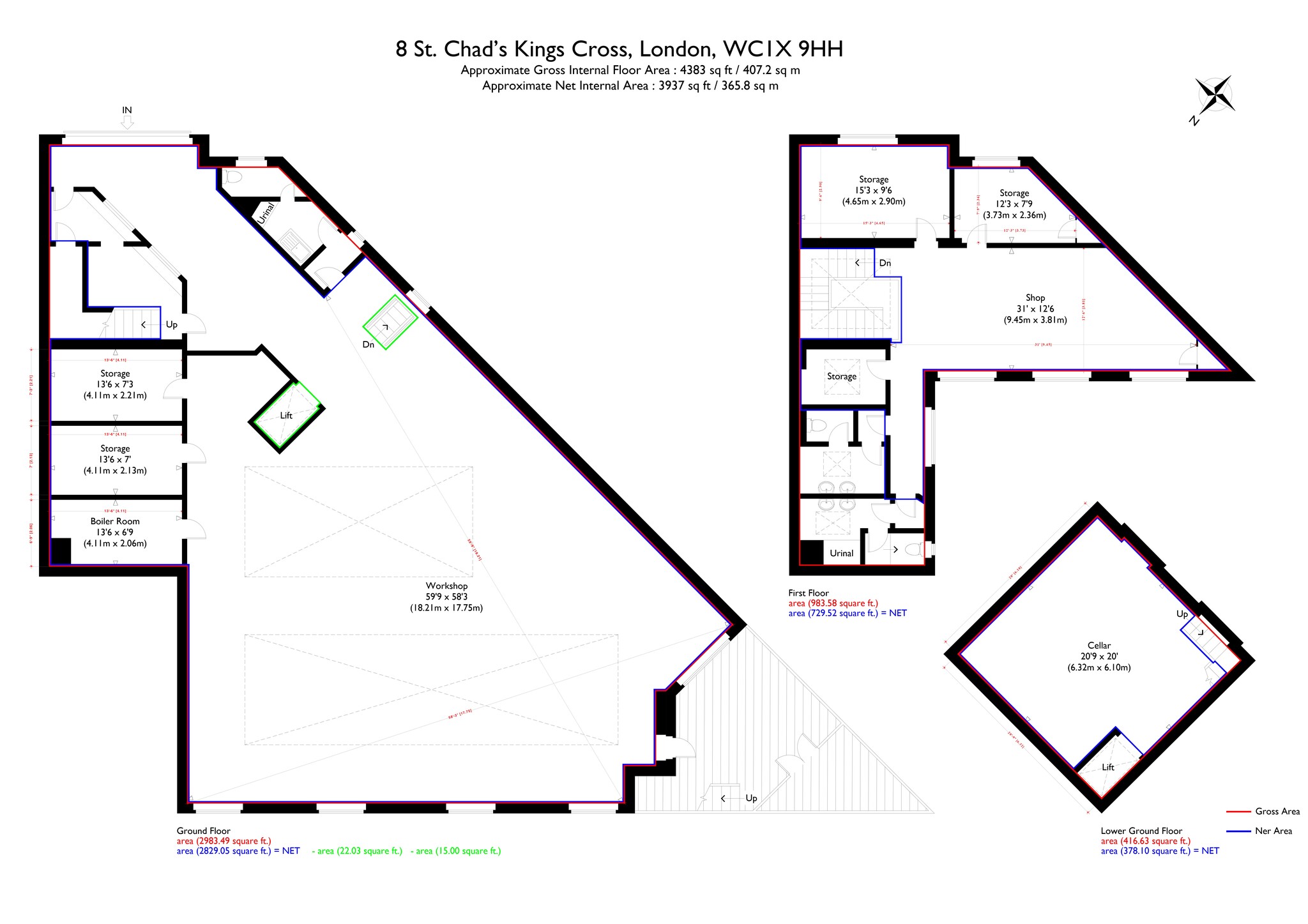 8 St. Chad's Pl, Londres à louer Plan de site– Image 1 sur 1