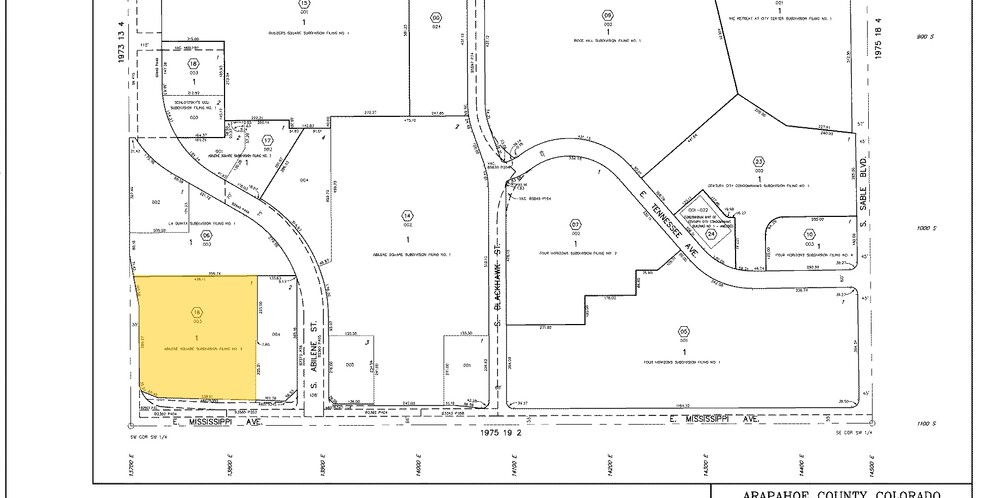 13801 E Mississippi Ave, Aurora, CO à vendre - Plan cadastral – Image 3 sur 8