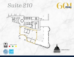 601 Pennsylvania Ave NW, Washington, DC à louer Plan d’étage– Image 1 sur 1