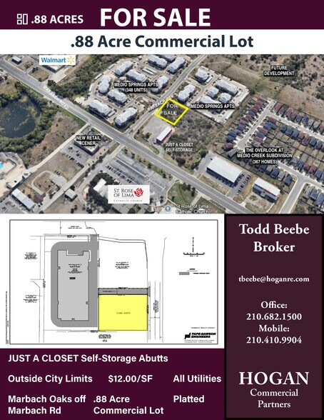 Marbach Rd & Marbach Oaks Dr, San Antonio, TX à vendre - Photo de l’immeuble – Image 2 sur 4