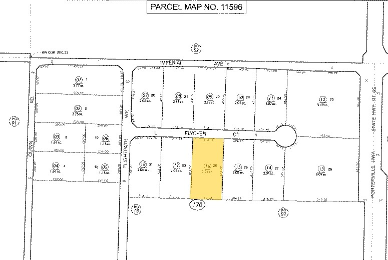 34943-34947 Flyover Ct, Bakersfield, CA à louer - Plan cadastral – Image 2 sur 10