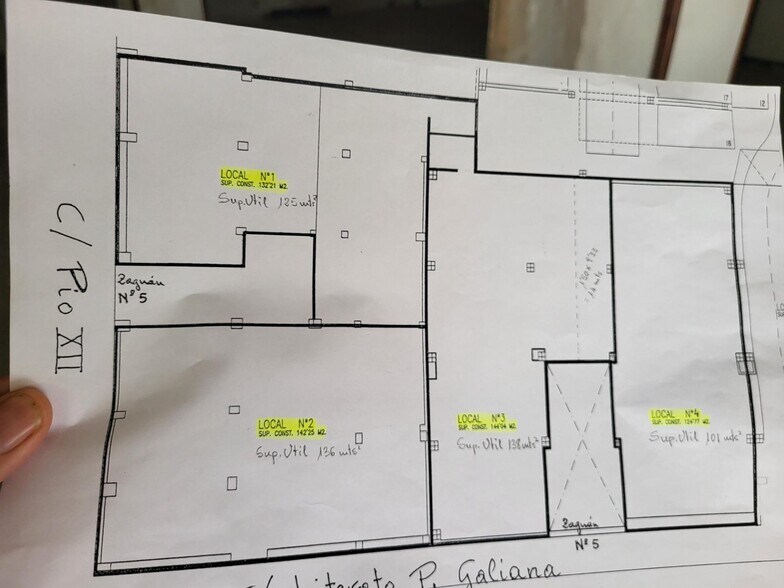 Local commercial dans Ontinyent, Valencia à louer - Plan d’étage – Image 2 sur 9
