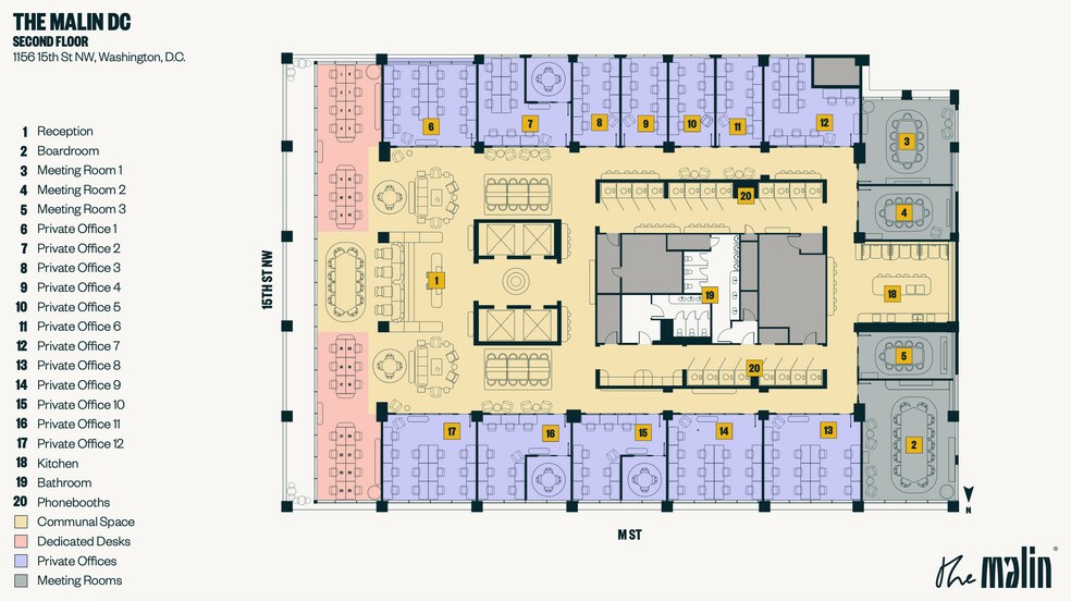 1156 15th St NW, Washington, DC à louer - Plan d’étage – Image 3 sur 7