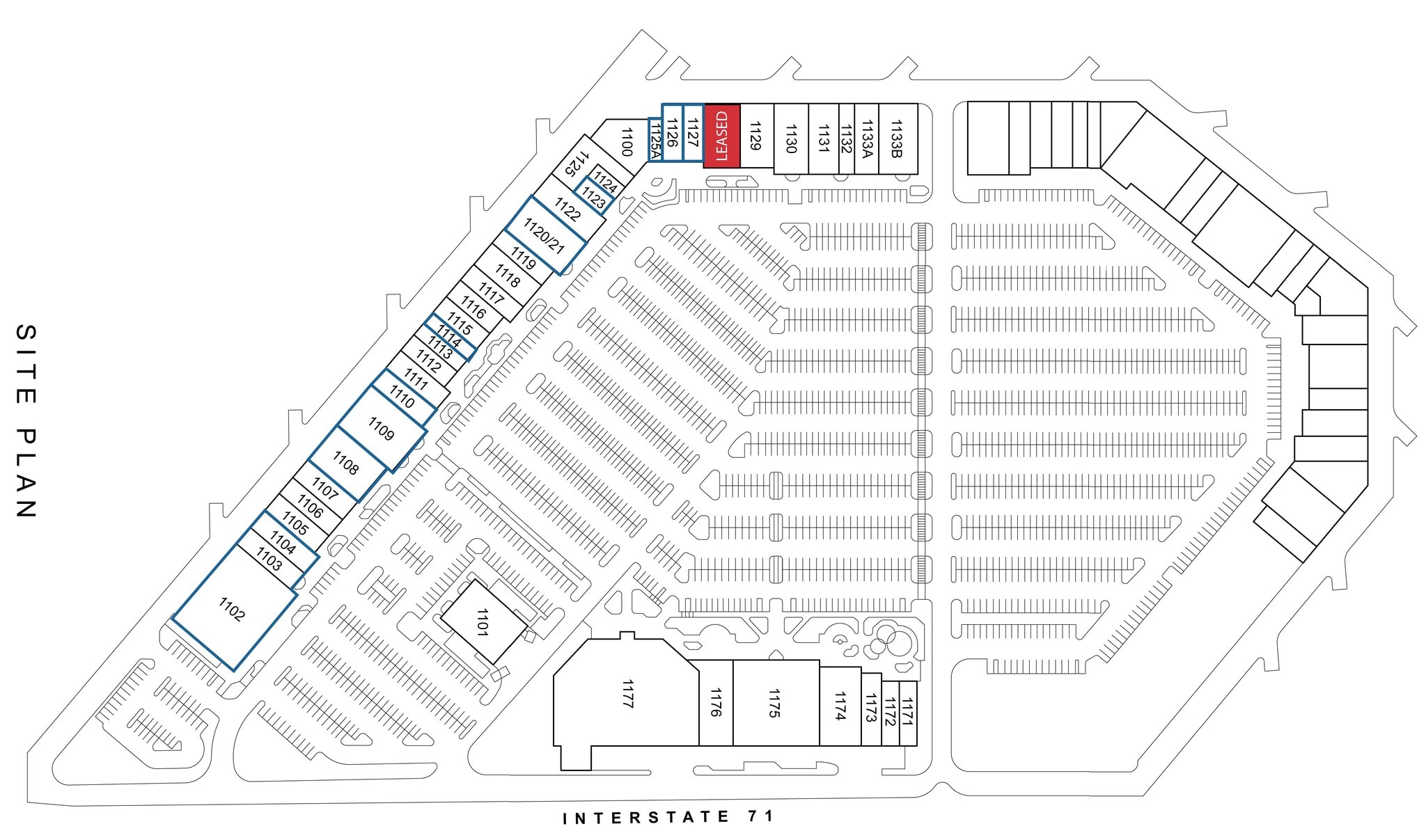 1100 McArthur Rd, Jeffersonville, OH à louer Plan de site– Image 1 sur 1