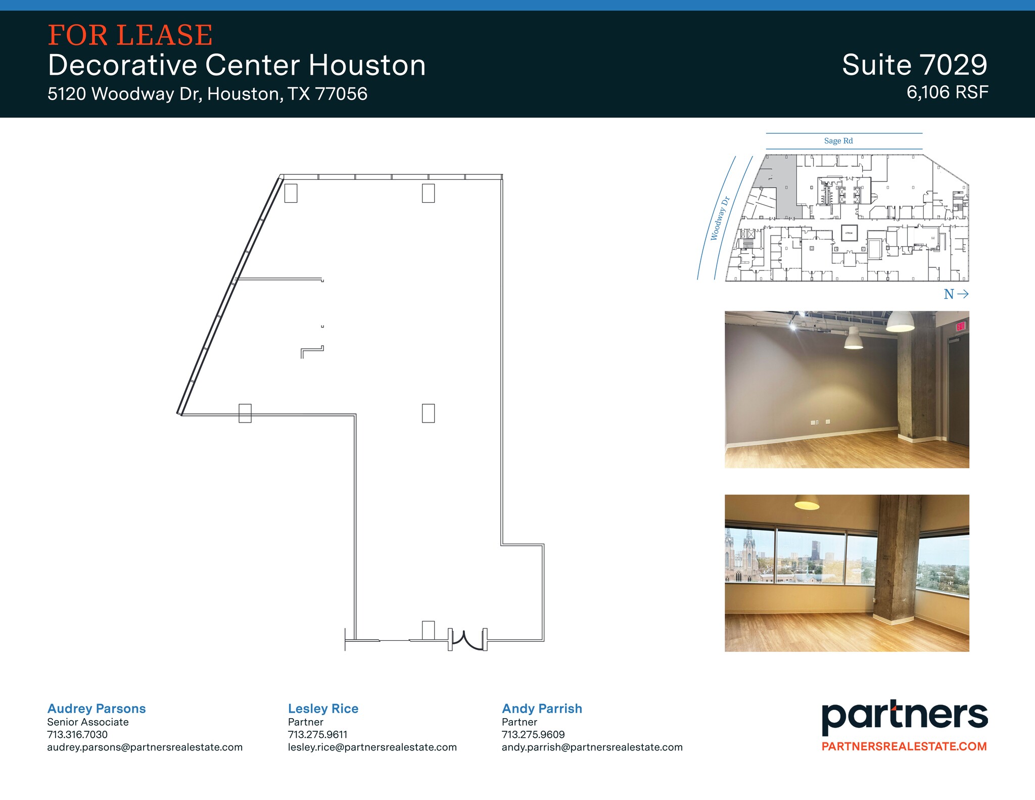 5120 Woodway Dr, Houston, TX à louer Plan de site– Image 1 sur 1