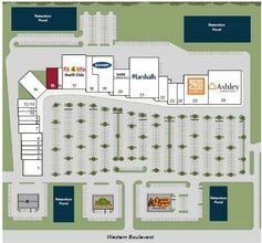 1250 Western Blvd, Jacksonville, NC à louer Plan de site– Image 1 sur 1