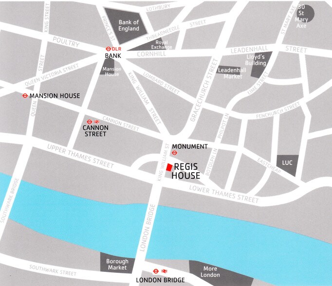 45 King William St, Londres à louer - Plan cadastral – Image 2 sur 10
