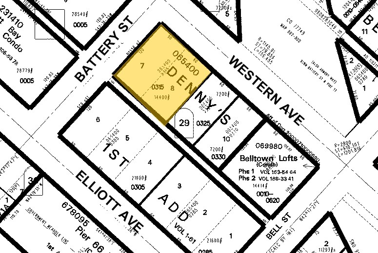 2333 Western Ave, Seattle, WA à louer - Plan cadastral – Image 2 sur 5