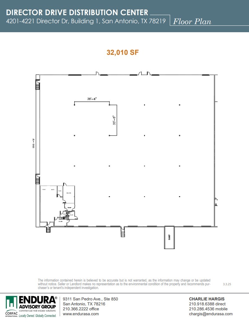 4201-4221 Director Dr, San Antonio, TX à louer Plan d’étage– Image 1 sur 1