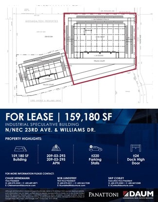 Plus de détails pour NEC 23rd Ave & Williams Dr, Phoenix, AZ - Industriel/Logistique à louer