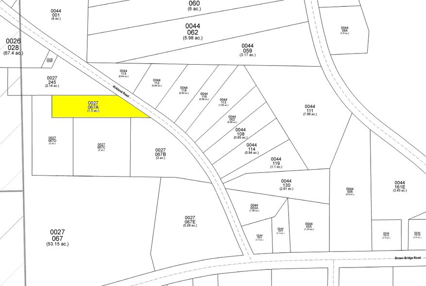125 Kirkland Rd, Covington, GA à vendre - Plan cadastral – Image 2 sur 9