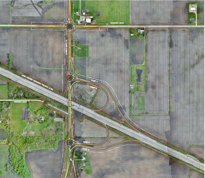 I-90 and IL Route 23 - BTS, Marengo, IL à vendre - Aérien – Image 2 sur 3