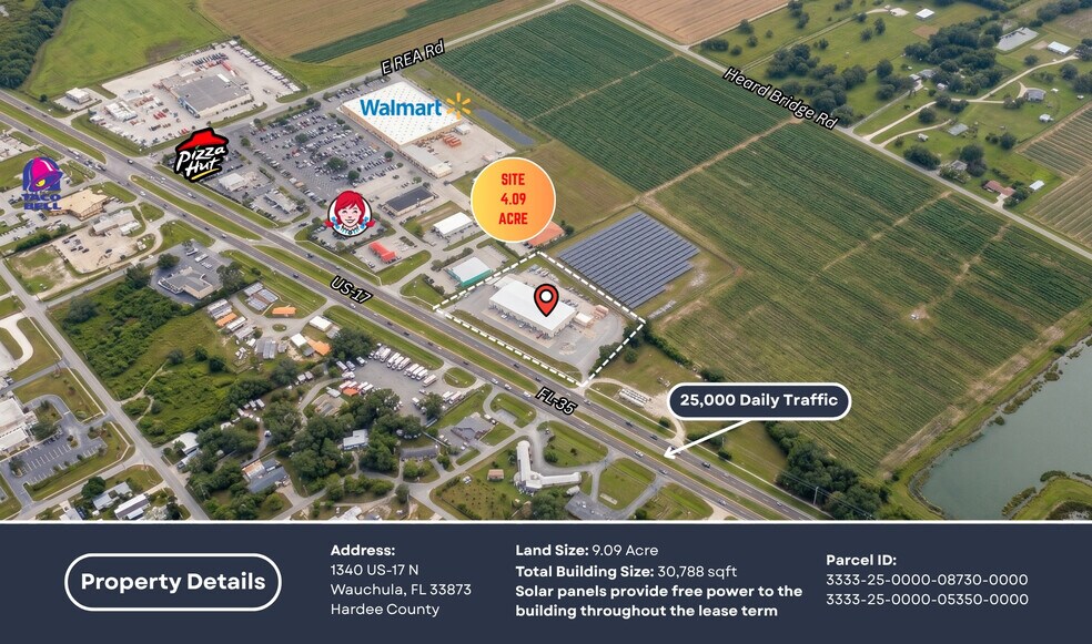 1340 US Highway 17 N, Wauchula, FL à vendre - Photo de l’immeuble – Image 2 sur 3