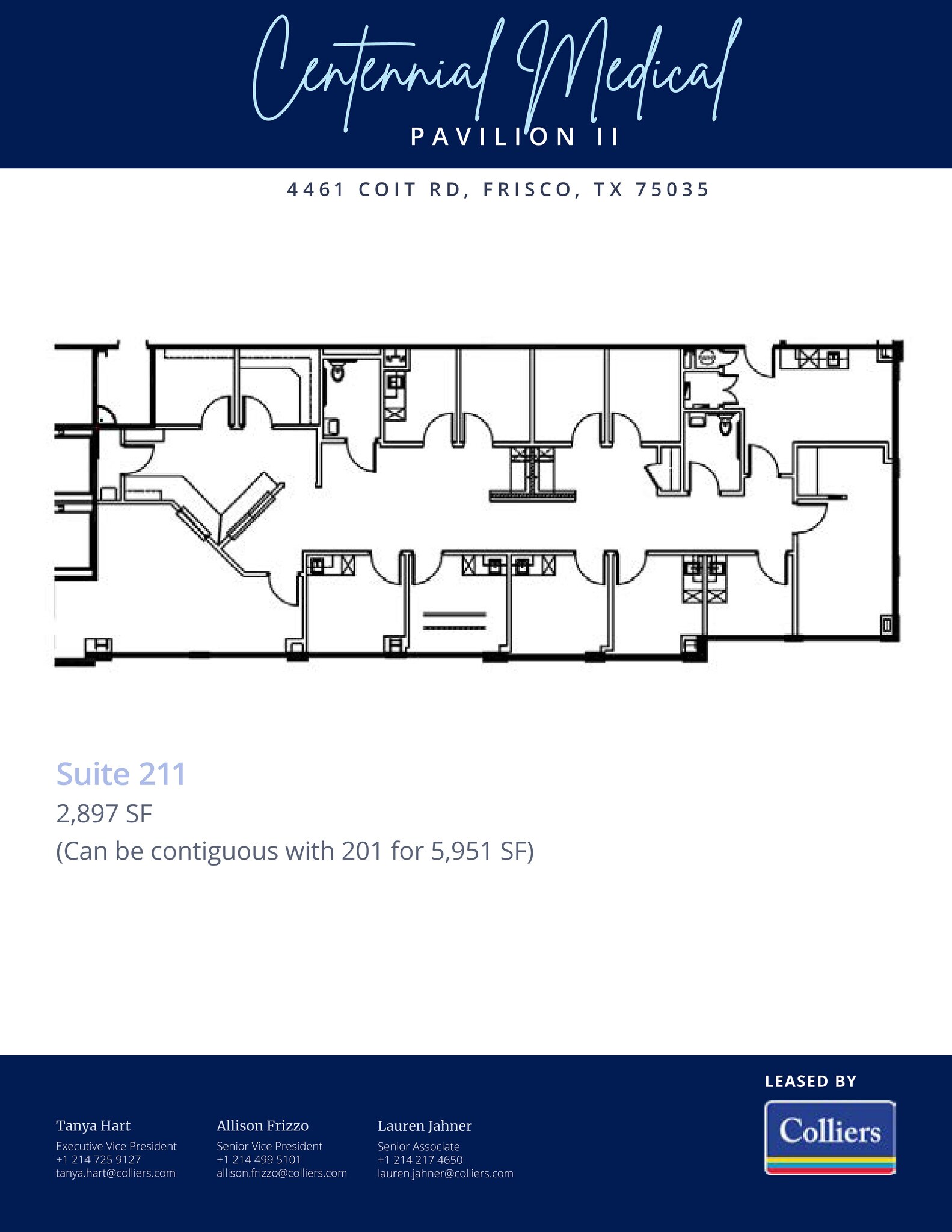 4401 Coit Rd, Frisco, TX à louer Plan d’étage– Image 1 sur 1