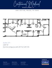 4401 Coit Rd, Frisco, TX à louer Plan d’étage– Image 1 sur 1