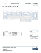1100 Glendon Ave, Los Angeles, CA à louer Plan d’étage– Image 1 sur 1