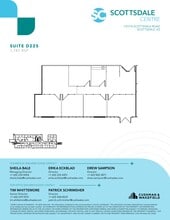 7373 N Scottsdale Rd, Scottsdale, AZ à louer Plan d’étage– Image 1 sur 1