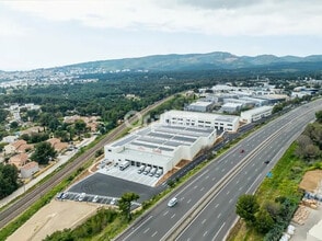 La Ciotat, BDR - Vue aérienne vue de carte