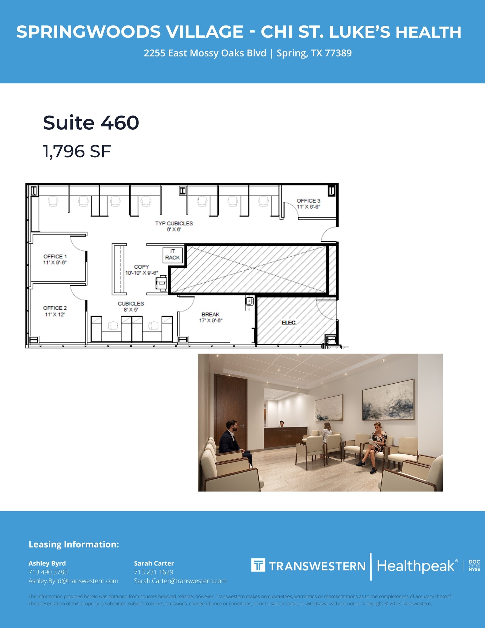 2255 E Mossy Oaks Blvd, Spring, TX à louer Plan de site– Image 1 sur 2