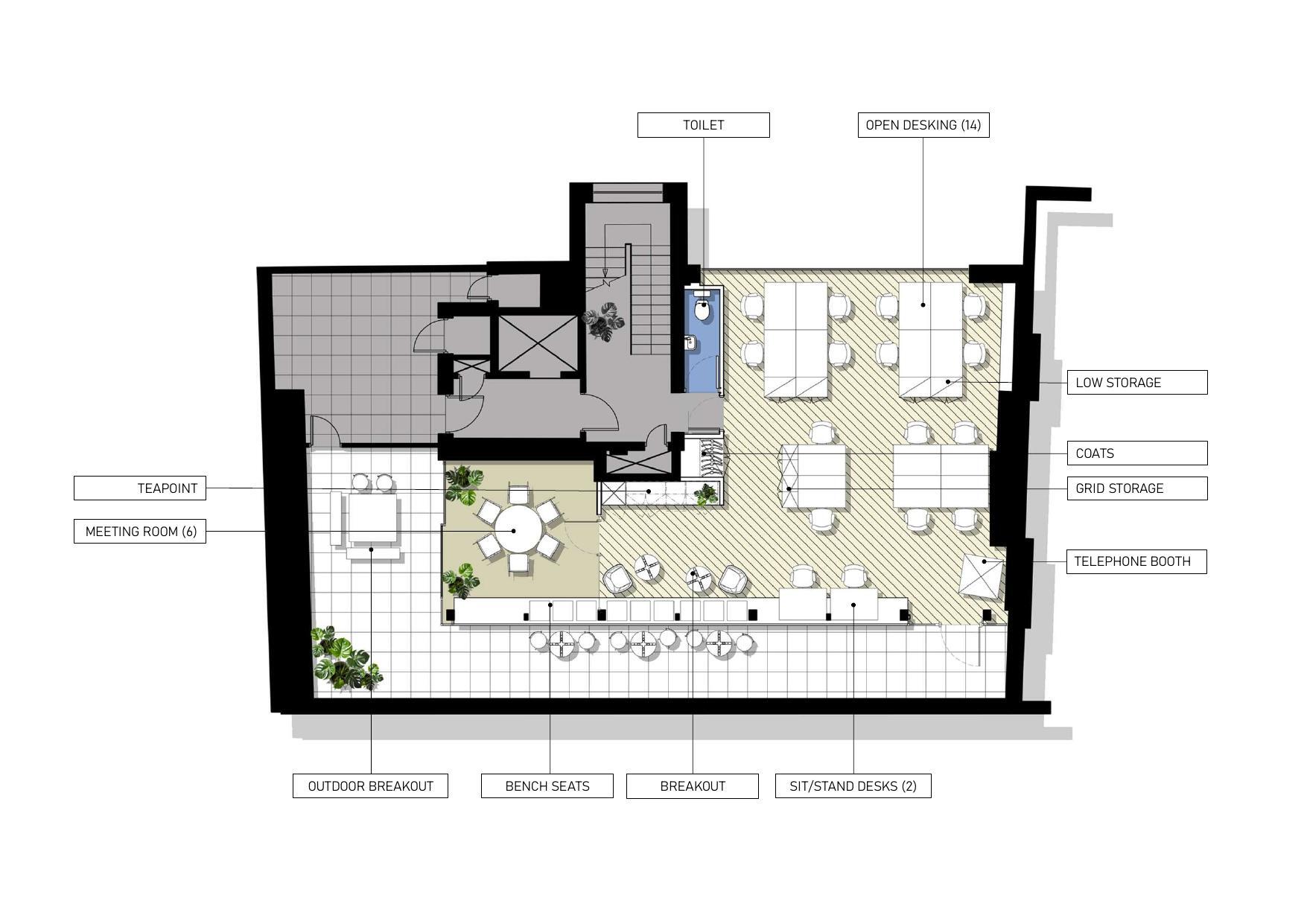 114-118 Southampton Row, Londres à louer Plan d’étage– Image 1 sur 10