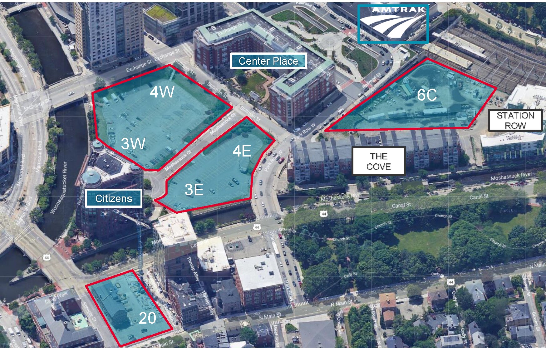 10 W Park Row, Providence, RI à louer Aérien– Image 1 sur 2