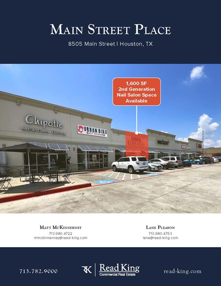 8505 S Main St, Houston, TX à louer - Photo de l’immeuble – Image 1 sur 3