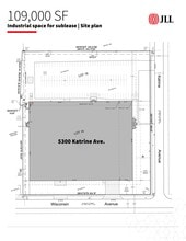 5300 Katrine Ave, Downers Grove, IL à louer Plan de site– Image 1 sur 2