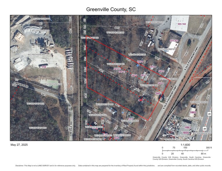 541 S Old Piedmont Hwy, Piedmont, SC à vendre - Aérien – Image 2 sur 10